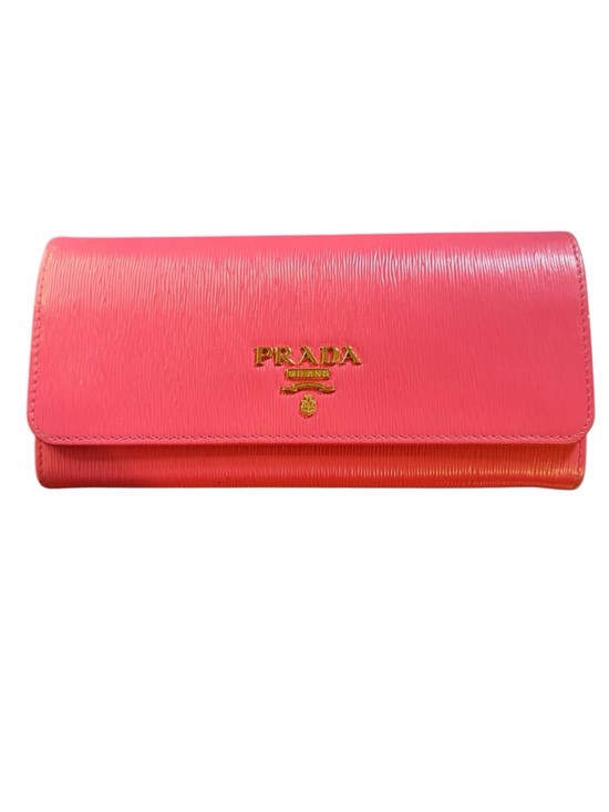 Prada Handbags - ✨ PRADA Peonia Pink Vitello Move Continental Wallet w/ Removable Insert ✨